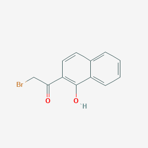 molecular formula C12H9BrO2 B1451091 2-Bromo-1-(1-hydroxynaphthalen-2-YL)ethanone CAS No. 67029-82-7