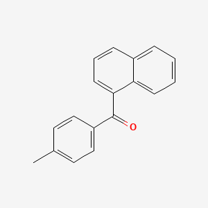 molecular formula C18H14O B14510966 (4-Methylphenyl)(naphthalen-1-yl)methanone CAS No. 62723-07-3