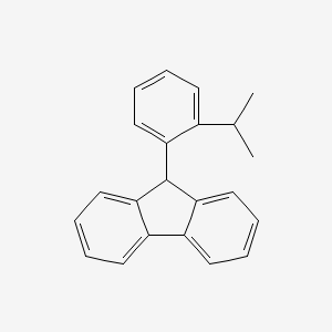 molecular formula C22H20 B14510986 9-[2-(Propan-2-YL)phenyl]-9H-fluorene CAS No. 62753-74-6