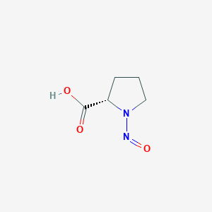 molecular formula C5H8N2O3 B014511 N-Nitroso-L-proline CAS No. 7519-36-0