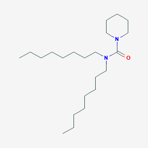 molecular formula C22H44N2O B14511101 N,N-Dioctylpiperidine-1-carboxamide CAS No. 64420-69-5