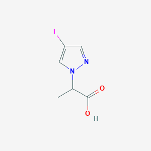2-(4-iodo-1H-pyrazol-1-yl)propanoic acid