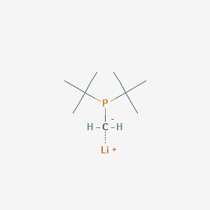 molecular formula C9H20LiP B14511189 Lithium, [[bis(1,1-dimethylethyl)phosphino]methyl]- CAS No. 64065-07-2