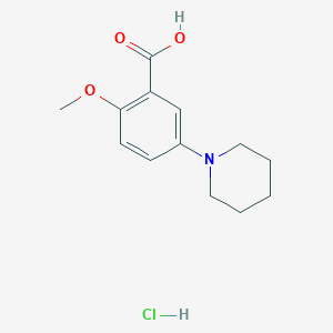2-Methoxy-5-piperidin-1-YL-benzoic acid hydrochloride