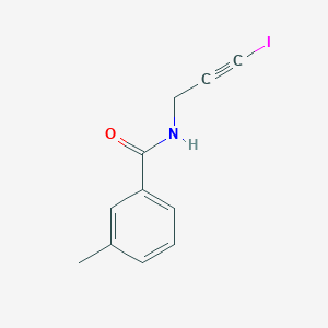 molecular formula C11H10INO B14511234 N-(3-Iodoprop-2-yn-1-yl)-3-methylbenzamide CAS No. 62899-19-8