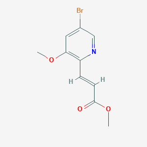 Methyl 3-(5-bromo-3-methoxypyridin-2-yl)acrylate