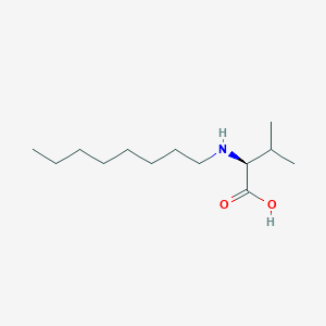 molecular formula C13H27NO2 B14511266 N-Octyl-L-valine CAS No. 62765-49-5