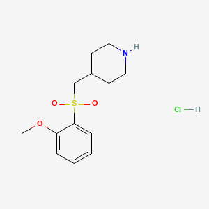 4-{[(2-Methoxyphenyl)sulfonyl]methyl}piperidine hydrochloride