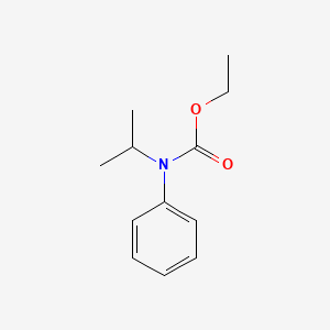 molecular formula C12H17NO2 B14511292 Ethyl phenyl(propan-2-yl)carbamate CAS No. 62604-16-4