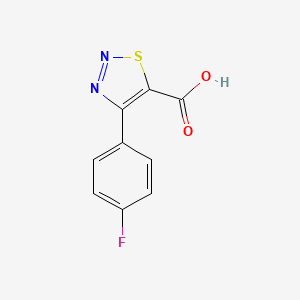 4-(4-Fluorophenyl)-1,2,3-thiadiazole-5-carboxylic acid