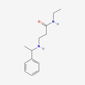 molecular formula C13H20N2O B1451133 N-Ethyl-3-[(1-phenylethyl)amino]propanamide CAS No. 1040690-06-9