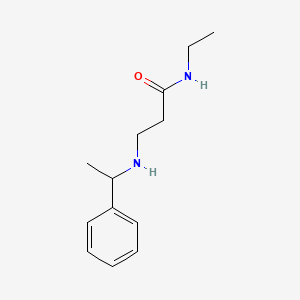 N-Ethyl-3-[(1-phenylethyl)amino]propanamide