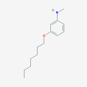 3-(Heptyloxy)-N-methylaniline