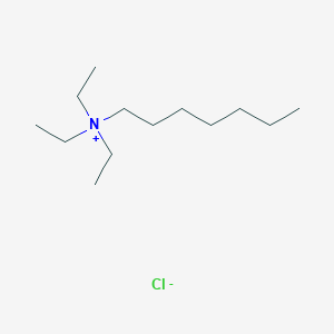 molecular formula C13H30ClN B14511378 N,N,N-Triethylheptan-1-aminium chloride CAS No. 62977-86-0