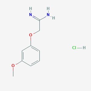2-(3-Methoxyphenoxy)ethanimidamide hydrochloride