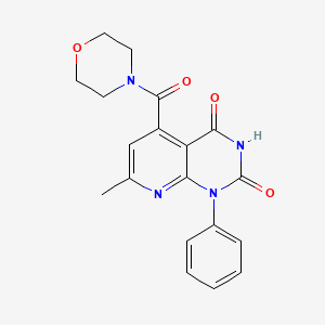 7-methyl-5-(morpholin-4-ylcarbonyl)-1-phenylpyrido[2,3-d]pyrimidine-2,4(1H,3H)-dione
