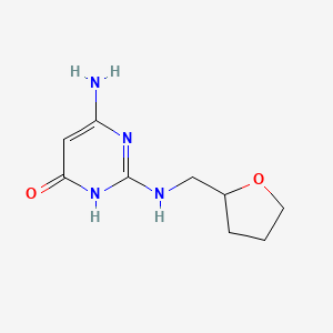 6-amino-2-[(tetrahydrofuran-2-ylmethyl)amino]pyrimidin-4(3H)-one