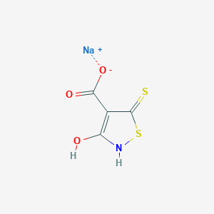 HMIM:3-Hydroxy-5-mercapto-4-isothiazolecarboxylic acid monosodium salt