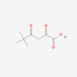 molecular formula C8H12O4 B14511450 5,5-Dimethyl-2,4-dioxohexanoic acid CAS No. 64165-15-7
