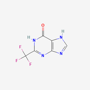 molecular formula C6H3F3N4O B1451155 2-(Trifluoromethyl)-3H-purin-6(7H)-one CAS No. 2268-14-6