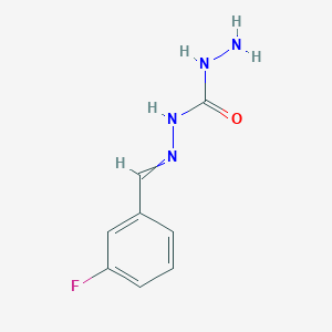 molecular formula C8H9FN4O B14511558 N'-[(3-Fluorophenyl)methylidene]hydrazinecarbohydrazide CAS No. 62693-33-8