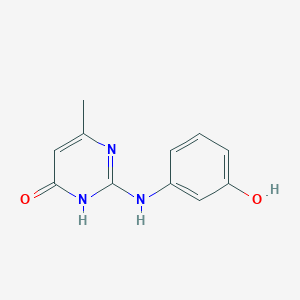 2-[(3-Hydroxyphenyl)amino]-6-methyl-4(3H)-pyrimidinone