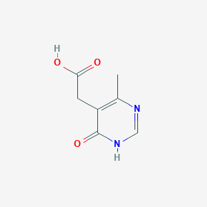 2-(4-Hydroxy-6-methylpyrimidin-5-yl)acetic acid