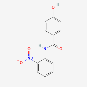 molecular formula C13H10N2O4 B14511605 4-Hydroxy-N-(2-nitrophenyl)benzamide CAS No. 62639-19-4