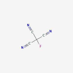molecular formula C4FN3 B14511633 Fluoromethanetricarbonitrile CAS No. 63505-93-1