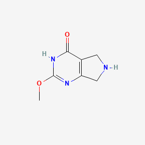 2-Methoxy-6,7-dihydro-5H-pyrrolo-[3,4-d]pyrimidin-4-ol