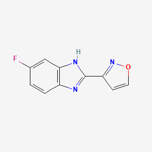 5-fluoro-2-(1,2-oxazol-3-yl)-1H-1,3-benzodiazole