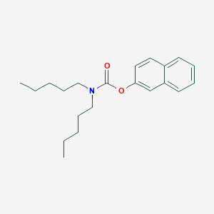 molecular formula C21H29NO2 B14511743 Naphthalen-2-yl dipentylcarbamate CAS No. 62899-57-4