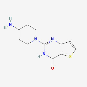 2-(4-aminopiperidin-1-yl)thieno[3,2-d]pyrimidin-4(3H)-one