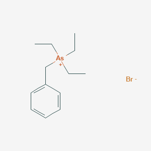 molecular formula C13H22AsBr B14511829 Benzyl(triethyl)arsanium bromide CAS No. 62882-58-0