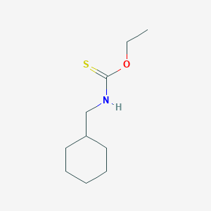 molecular formula C10H19NOS B14511886 O-Ethyl (cyclohexylmethyl)carbamothioate CAS No. 62603-86-5