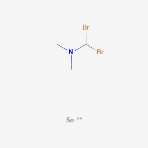 molecular formula C3H7Br2NSn B14511951 CID 71381082 