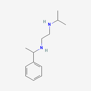 molecular formula C13H22N2 B14512029 N~1~-(1-Phenylethyl)-N~2~-(propan-2-yl)ethane-1,2-diamine CAS No. 62731-07-1