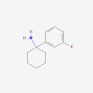 molecular formula C12H16FN B145121 1-(3-Fluorophenyl)cyclohexylamine CAS No. 125827-86-3