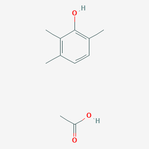 molecular formula C11H16O3 B14512146 Acetic acid--2,3,6-trimethylphenol (1/1) CAS No. 62687-45-0