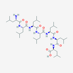 molecular formula C42H79N7O8 B14512177 L-Leucyl-L-leucyl-L-leucyl-L-leucyl-L-leucyl-L-leucyl-L-leucine CAS No. 62526-43-6