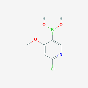 molecular formula C6H7BClNO3 B1451221 (6-Chloro-4-methoxypyridin-3-yl)boronic acid CAS No. 1072946-20-3