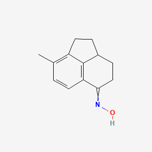 molecular formula C13H15NO B14512227 N-(8-Methyl-2,2a,3,4-tetrahydroacenaphthylen-5(1H)-ylidene)hydroxylamine CAS No. 62678-00-6