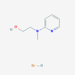 molecular formula C8H13BrN2O B1451227 2-(Methyl-pyridin-2-YL-amino)-ethanol hydrobromide CAS No. 1185301-15-8