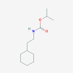 molecular formula C12H23NO2 B14512306 Propan-2-yl (2-cyclohexylethyl)carbamate CAS No. 62603-83-2
