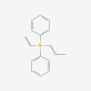 molecular formula C17H18Si B14512341 Ethenyl(diphenyl)(prop-1-en-1-yl)silane CAS No. 63453-12-3