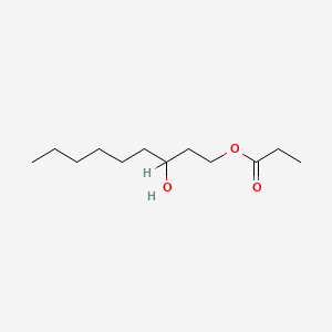 molecular formula C12H24O3 B14512434 3-Hydroxynonyl propionate CAS No. 63408-88-8