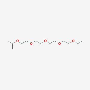 molecular formula C13H28O5 B14512479 2-Methyl-3,6,9,12,15-pentaoxaheptadecane CAS No. 63095-31-8