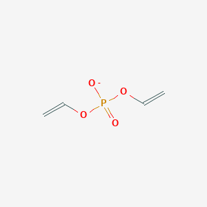 molecular formula C4H6O4P- B14512549 Diethenyl phosphate CAS No. 63249-66-1
