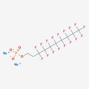 molecular formula C10H4F17Na2O4P B1451257 Disodium 1H,1H,2H,2H-perfluorodecylphosphate CAS No. 438237-75-3