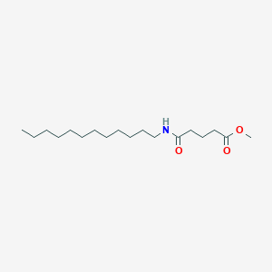 molecular formula C18H35NO3 B14512582 Methyl 5-(dodecylamino)-5-oxopentanoate CAS No. 63588-07-8